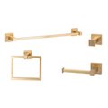 Sure-Loc Hardware Sure-Loc Hardware Vlora Series Bath Set, Single Post, Satin Brass VR-SET-PH1 SB